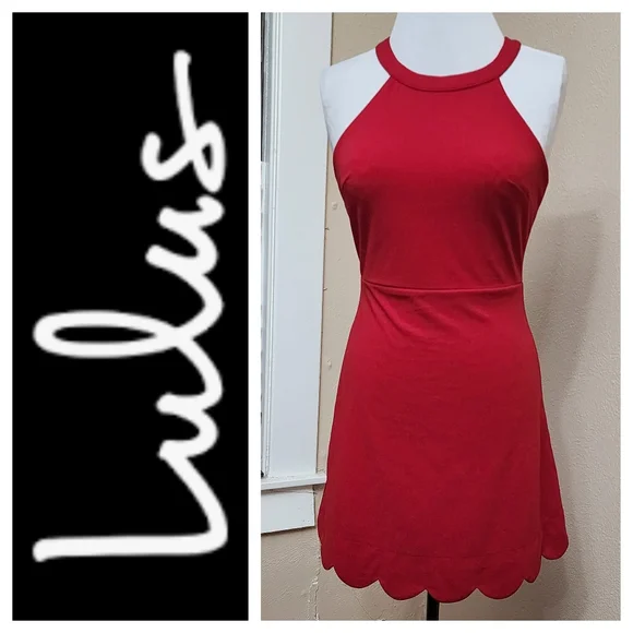Lulus Little Red Dress - Picture 1 of 7